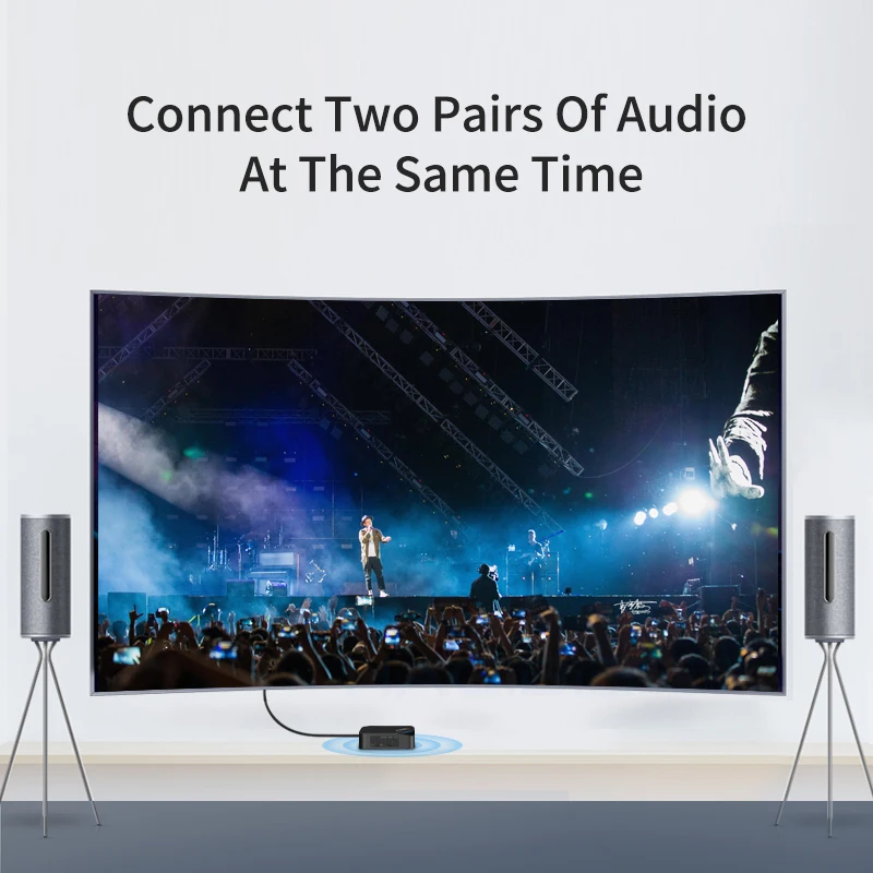 Hagibis Bluetooth 5,0 приемник передатчик 2 в 1 беспроводной aptX HD аудио 3,5 мм AUX/SPDIF/type-C адаптер для ТВ/наушников/автомобиля/ПК