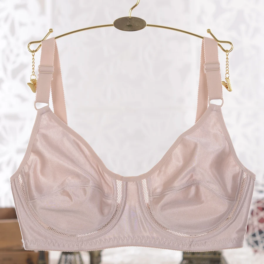 Бюстгальтер с полной чашкой широкий плечевой ремень дышащее удобное женское