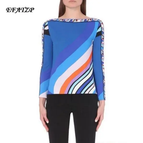 Новинка 2016 весна высокое качество роскошный брендовый дизайнерский Топ Женский