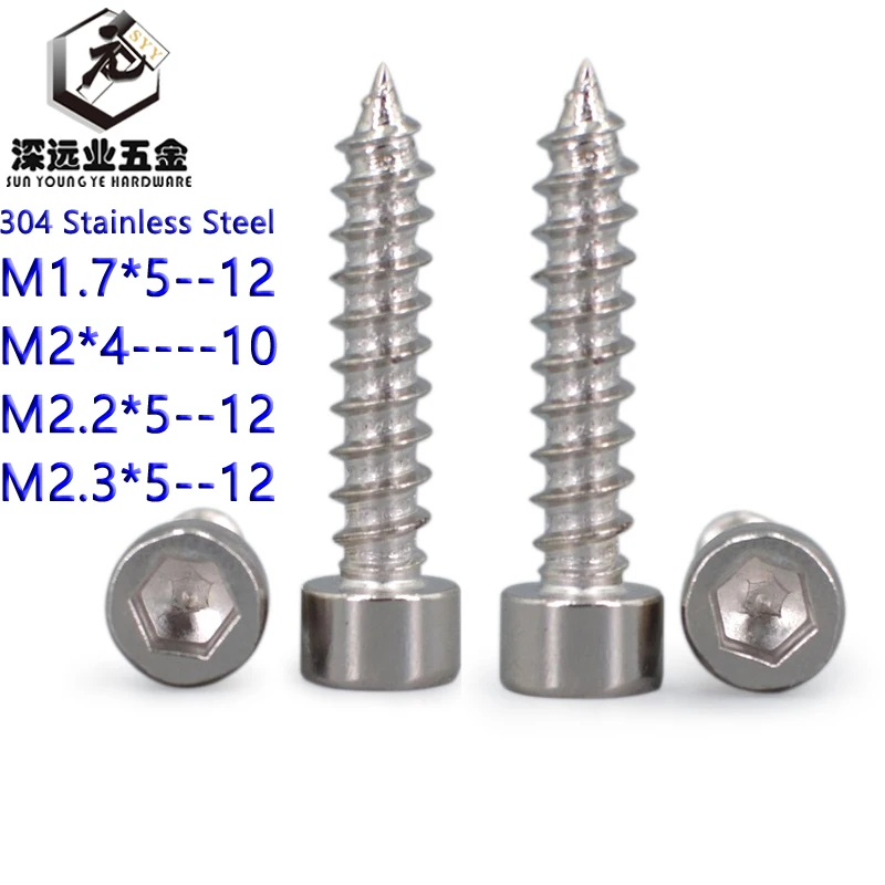 

Саморезы Из Нержавеющей Стали 500, M1.7, M2, M2.2, M2.3, 304 шт.