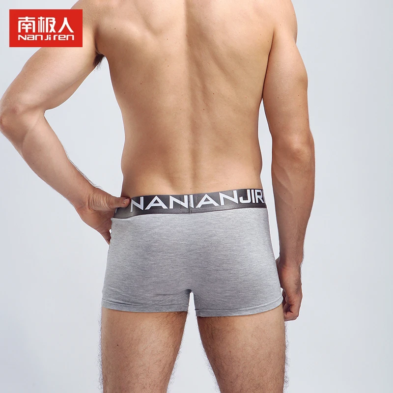 2017 г. пикантные большой Размеры Мужское нижнее белье шорты боксеры мягкий