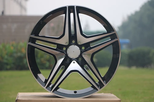 4 Новые 19x8 5/19x9 5 Straggered диски колеса для MERCEDES BENZ Черный AMG + 35 мм W828 | Автомобили и