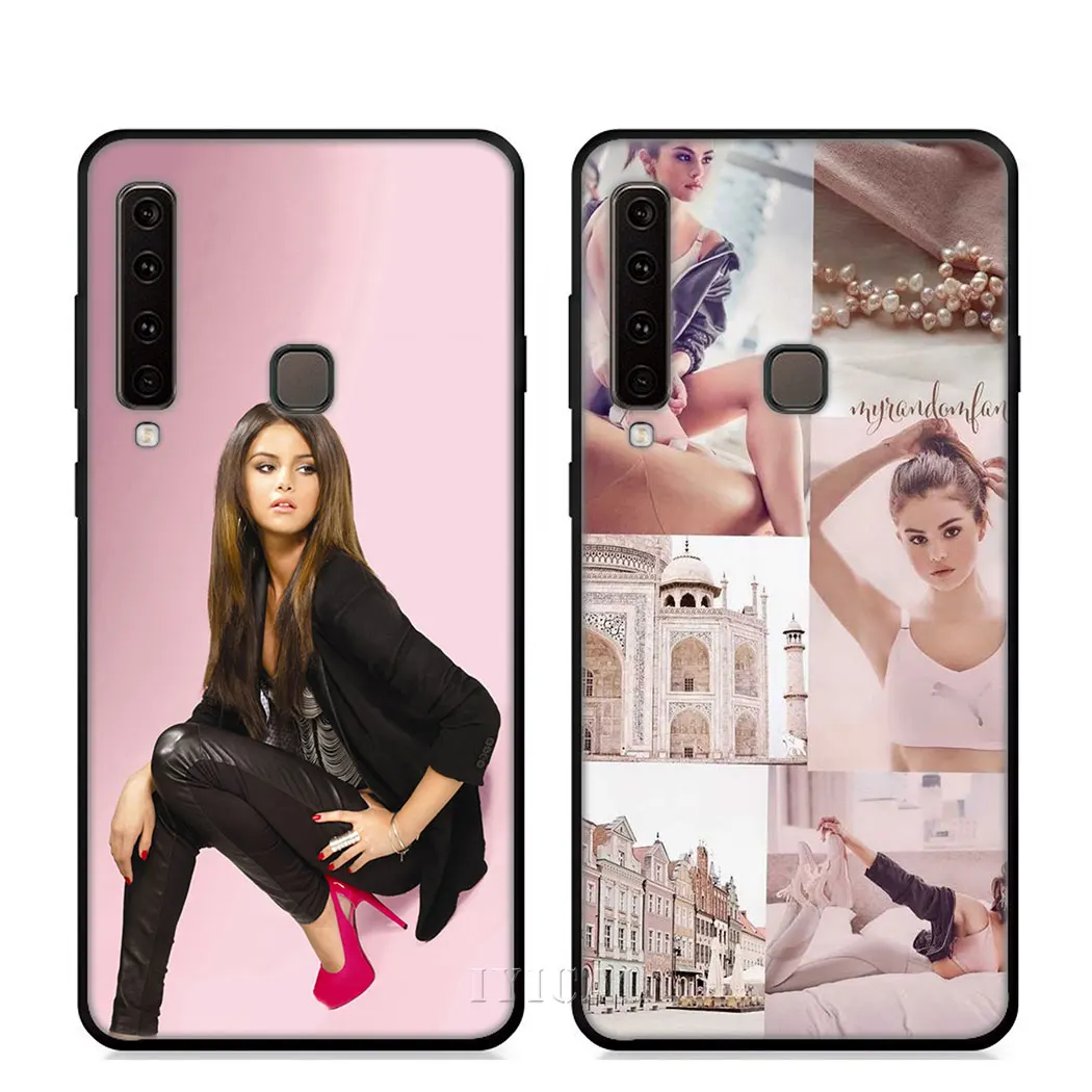 IYICAO Beautiful sexy Selena Soft Case for Samsung Galaxy A9 A8 A7 A6 2018 Plus A3 A5 2016 2017 Phone |