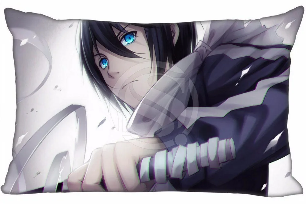 Горячая Распродажа Noragami наволочка пользовательские молнии Прямоугольная