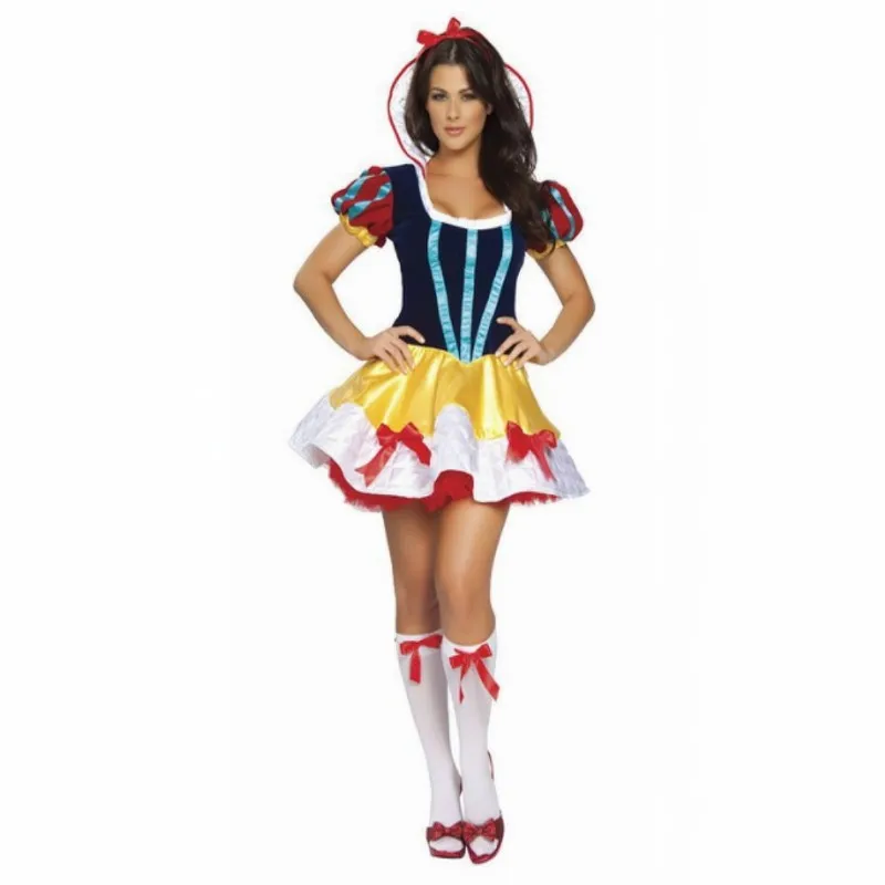 Новый ТВ show костюмы на Хэллоуин для взрослых женщин сексуальное Белоснежка