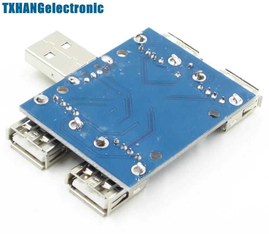 5V usb хаб USB2.0 Hub концентратор 4 муфтовый стыковочный USB плата расширения Модуль|5v