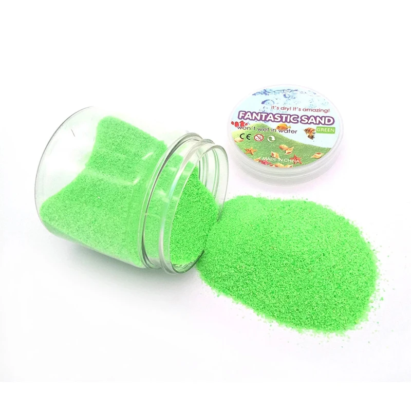 85 г красочное моделирование воды волшебный песок DIY Crafy игрушки не влажный волшебный песок ручной работы игрушки волшебный Марс, Космический песок игрушки для детей