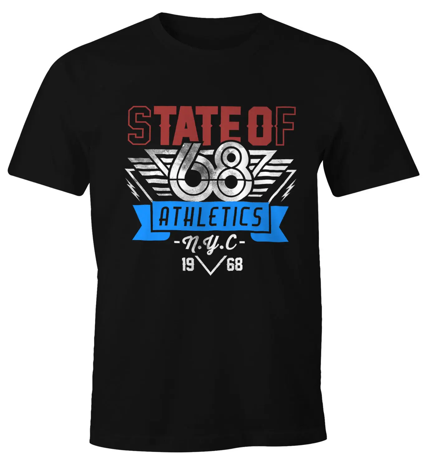 Herren футболка Athleticer Колледж Sporter вид Дизайн Slim Fit Neverless|designer t-shirt|t-shirtslim fit t-shirt |