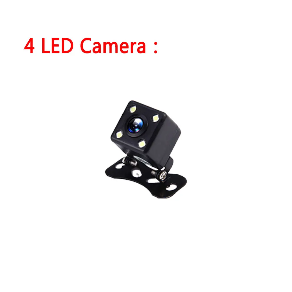 4 LED Camera Podofo камера заднего вида HD Автомобильная камера заднего вида широкоугольная Автомобильная камера заднего вида помощь при парковке камера заднего вида - Название цвета: 4 LED Camera