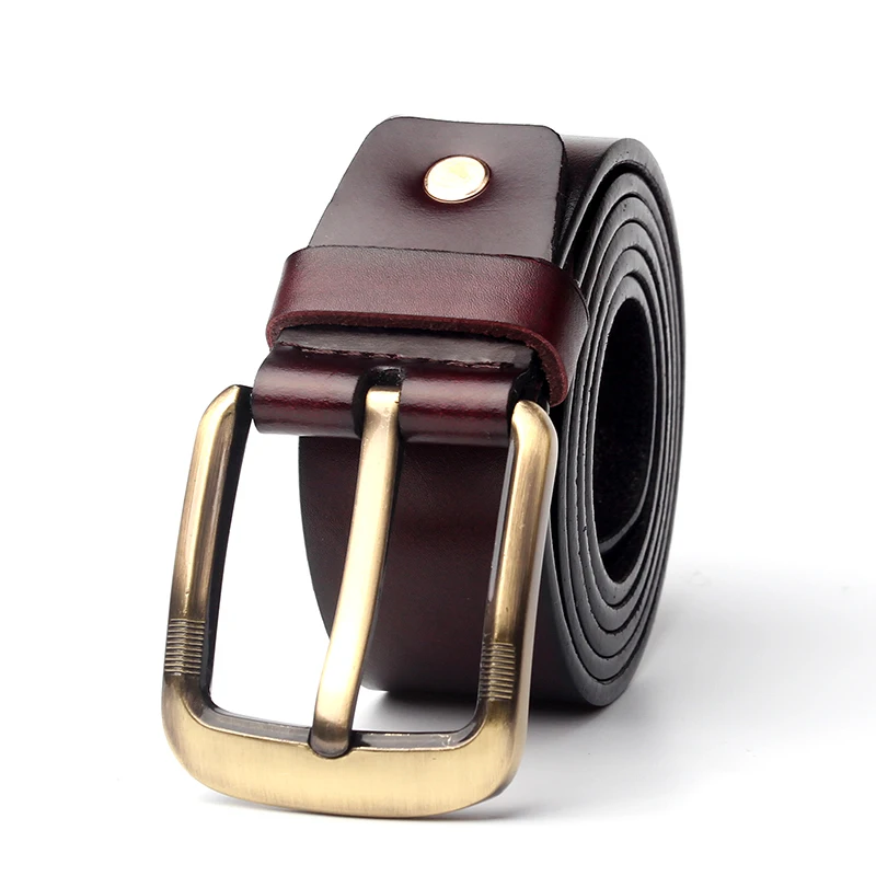 Розничная продажа 100% воловья кожа ремень из натуральной кожи винтажные ремни с