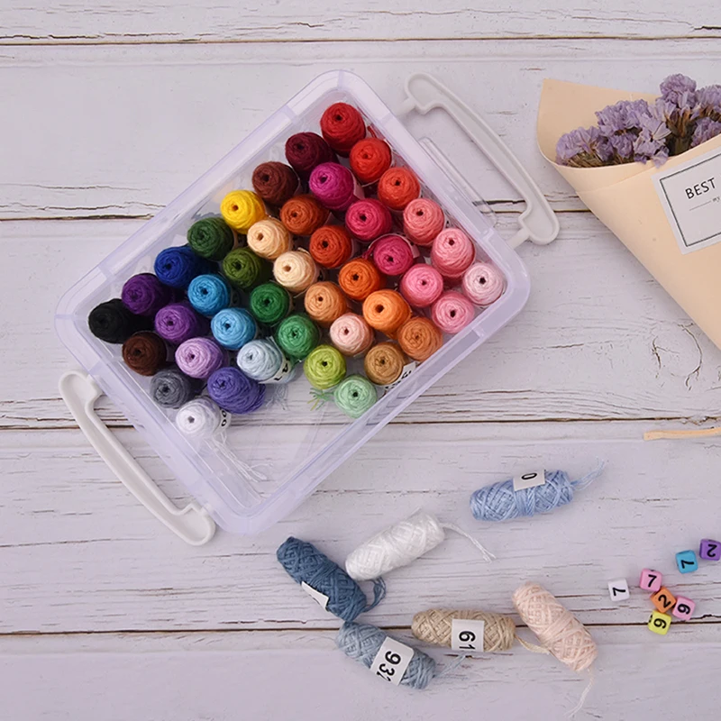 Набор для вышивания ниток 48 цветов|Швейные инструменты и аксессуары| |