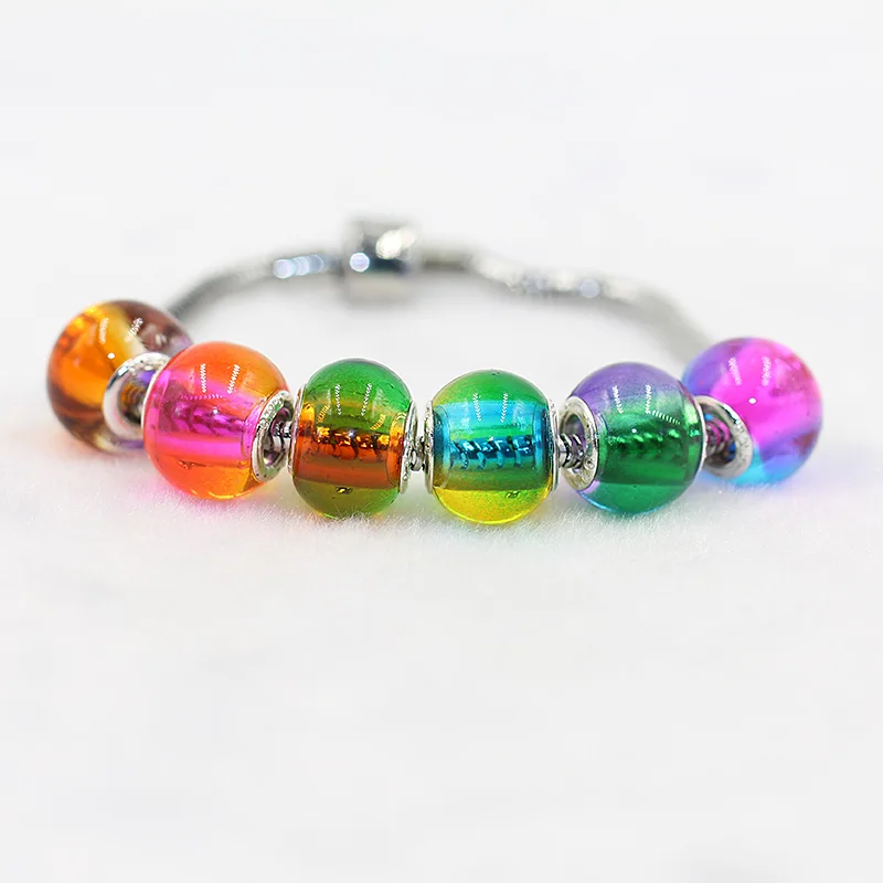 Женские браслеты с градиентом H314 модные из муранского стекла |