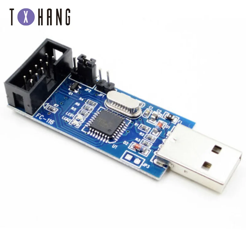 1 шт./лот USBISP USBASP программист для AVR ATMega ATTiny 51 Совета загрузчик ISP ATMEGA8 ATMEGA128