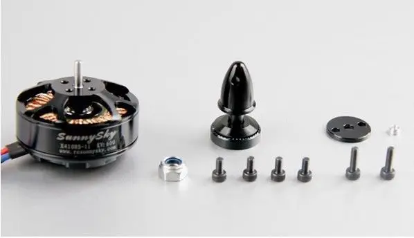SUNNYSKY X4108S 380KV 4-6S 300w 2kg бесщеточный двигатель для многовинтового самолета
