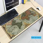 Большой игровой коврик для мыши Mairuige 60 х30 см XL со старинной картой мира, игровой коврик для мыши, коврик для клавиатуры, коврики для офисного стола