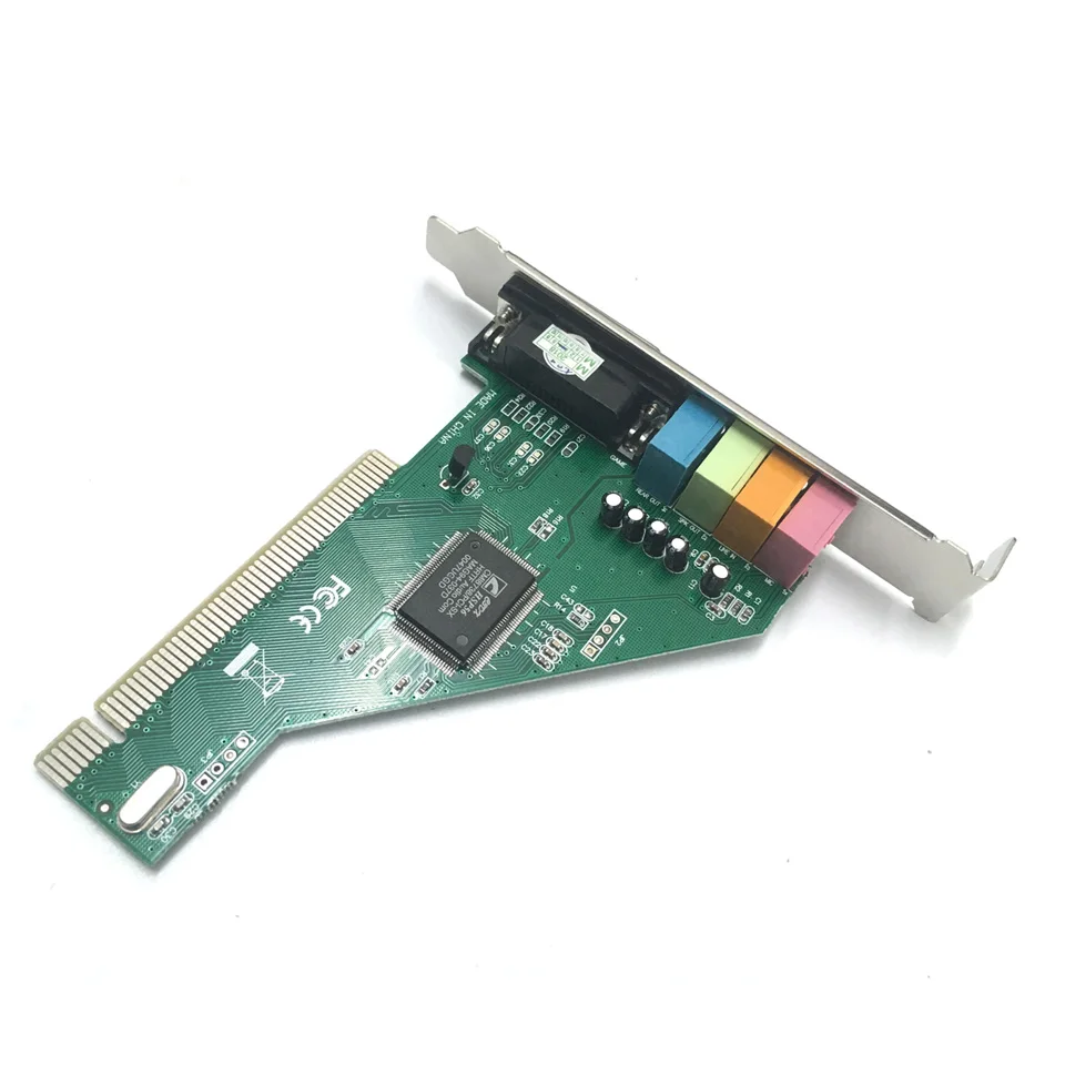 Звуковая карта PCI аудио Интерфейс с миди игры Порты и разъёмы 3 5 мм компьютер