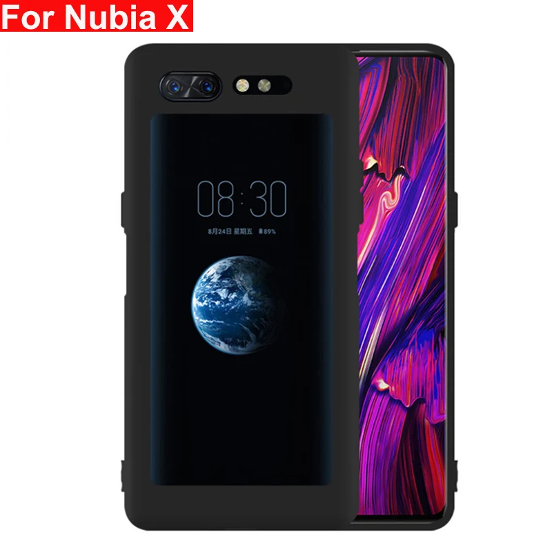 Чехол для смартфона ZTE Nubia X Роскошный Матовый силиконовый мягкий чехол NX616J