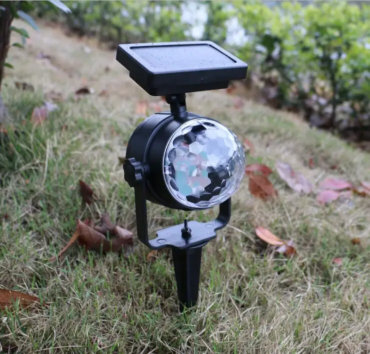 Солнечная панель светодиодный светильник Точечный пейзаж Сад Двор Путь лужайка