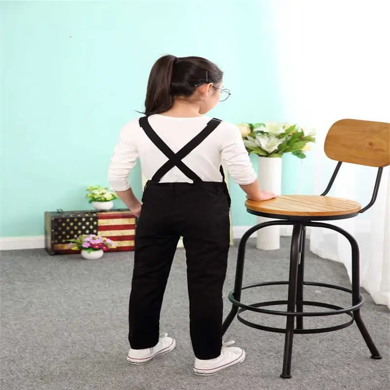 Новинка 2019 модный весенне осенний Детский комбинезон для девочек повседневные