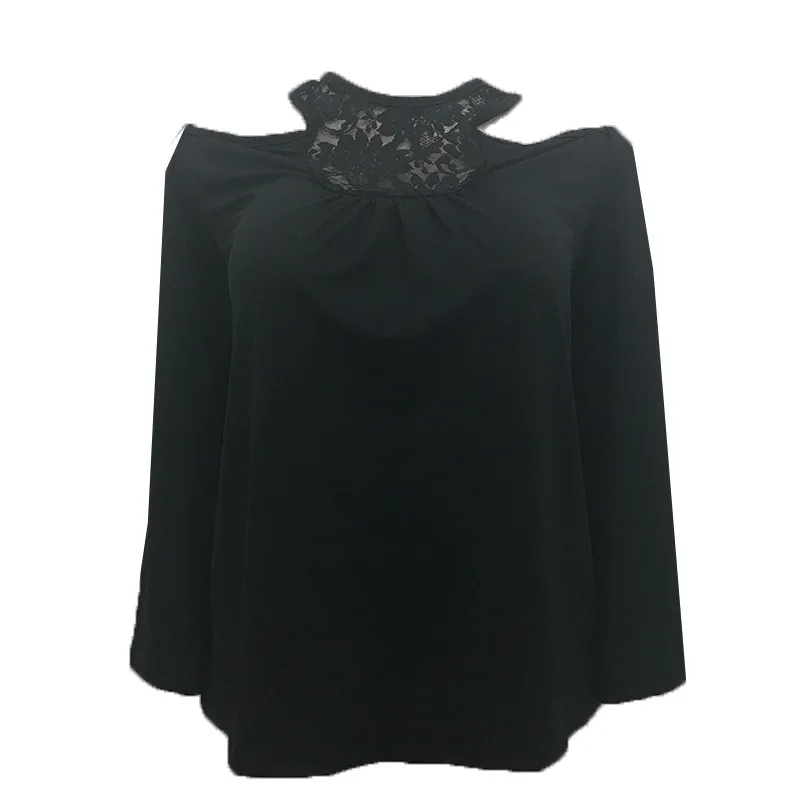 

Godier Autumn Women T-Shirt O-Neck Solid Color Off Shoulder Sexy Long T Shirt Womens Top Tees Loose Casual T-shirt Plus Size