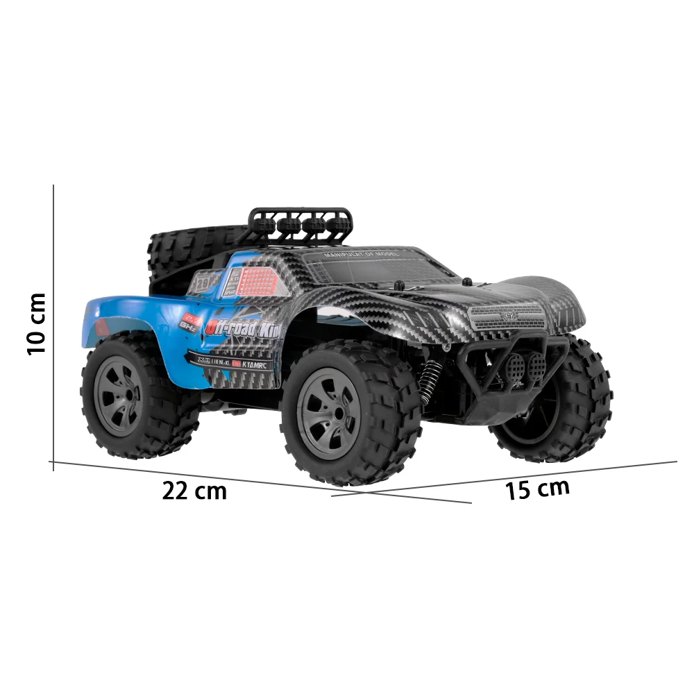 Модель радиоуправляемого автомобиля 1/18 ГГц 2WD KYA модель большого колеса с