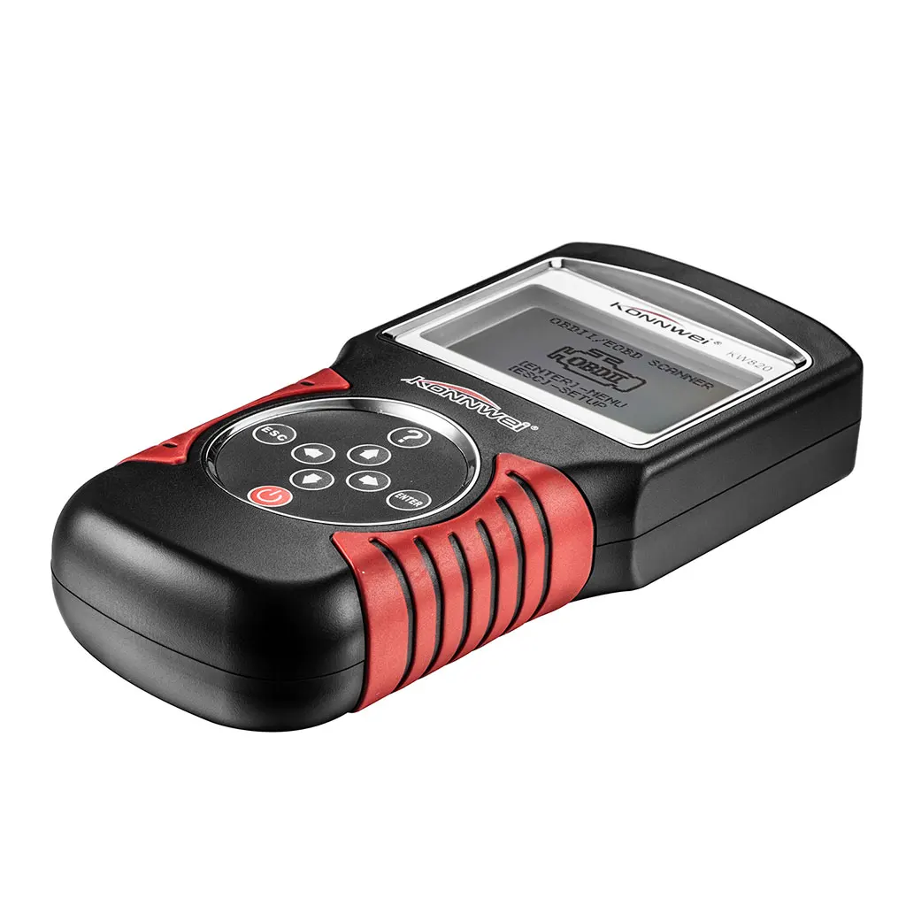 Автомобильный сканер для считывания кодов KW820 OBD II диагностика автомобиля OBD2 EOBD
