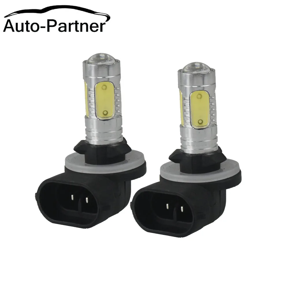 

1 Pair White 881 LED Bulb COB LED Car Auto Light Driving Fog Lamp DC 12V