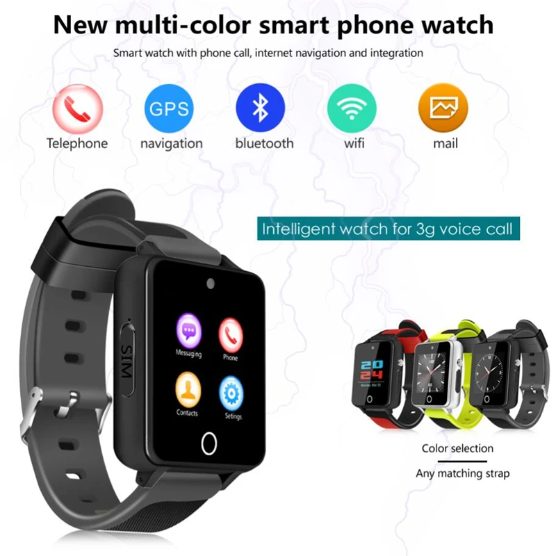 Новые умные часы на android 5,1 MTK6580, умные часы с камерой МП, 3G, Wi-Fi, gps, для xiaomi, huawei, SAMSUNG gear s2, умные часы
