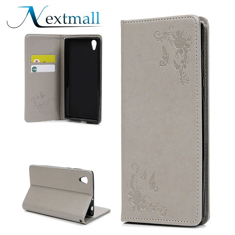 Nextmall чехол для Sony Xperia L1 живопись искусственная кожа флип бумажник Чехол с