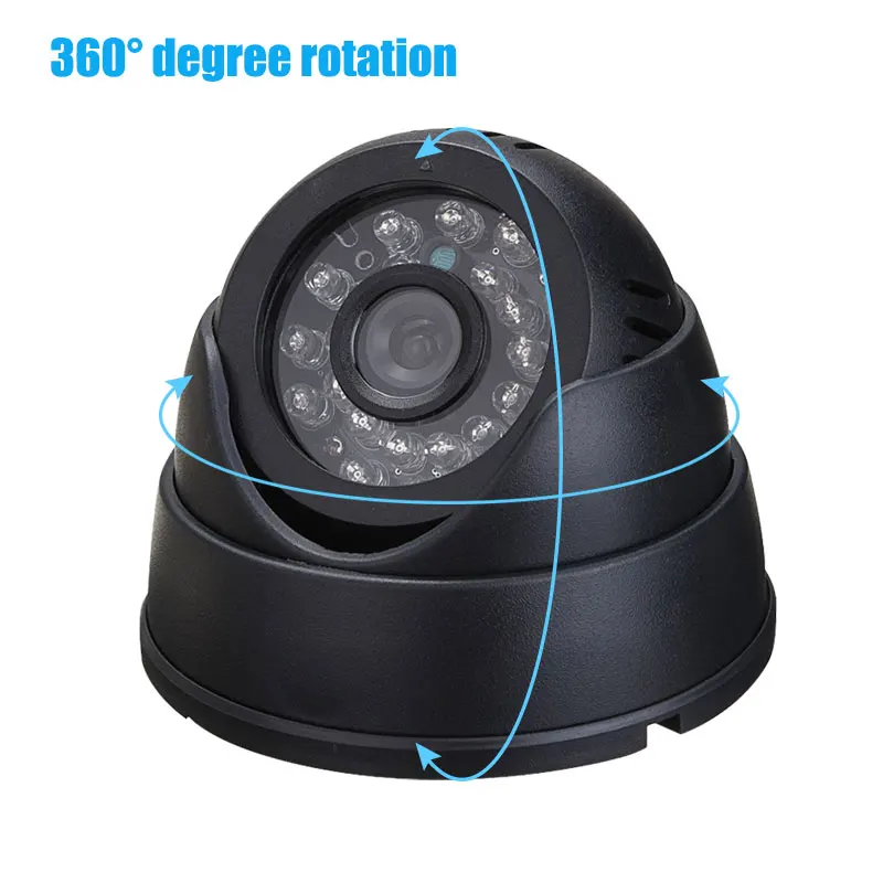 Купольная камера видеонаблюдения с 16G TF картой ИК Ночное Видение CCTV DVR