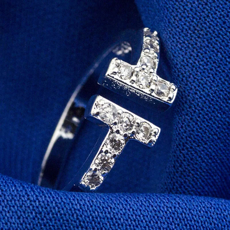 Женское кольцо из серебра 925 пробы с регулируемым размером | Украшения и