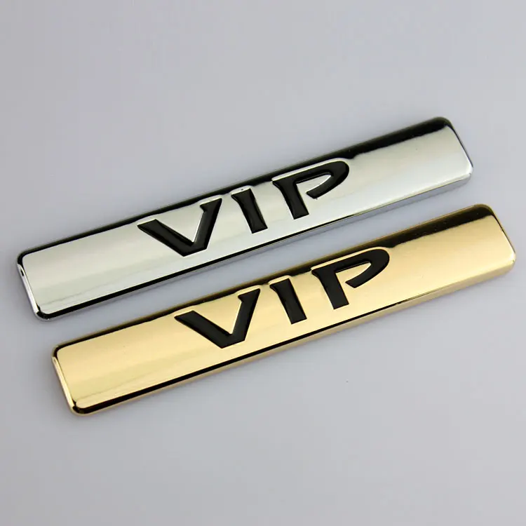 1 шт. 3D Хром 2 5 VIP значок Логотип брызговик Автомобильная Эмблема для автомобиля