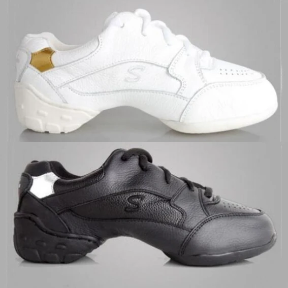 Новинка 2017, танцевальные туфли, женская обувь, кожаные танцевальные кроссовки на платформе, женские танцевальные туфли для девочек