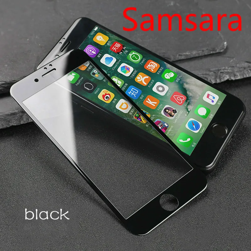 3D для iPhone 8 7 Plus полное покрытие закаленное стекло 6 6S защита экрана устойчивая к