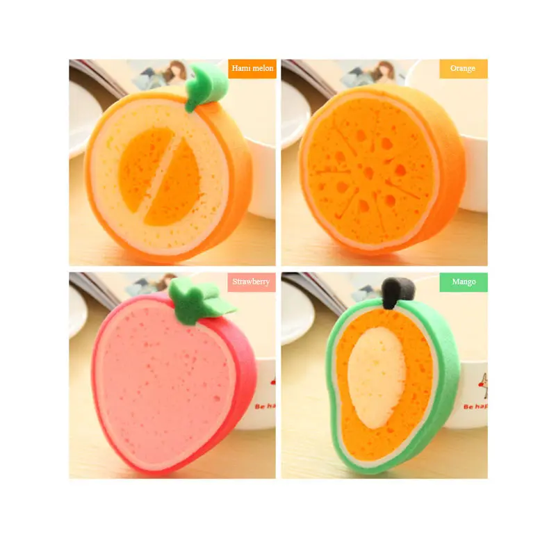 1 шт. популярная волшебная ткань для очистки и губка кисти ластик фруктов