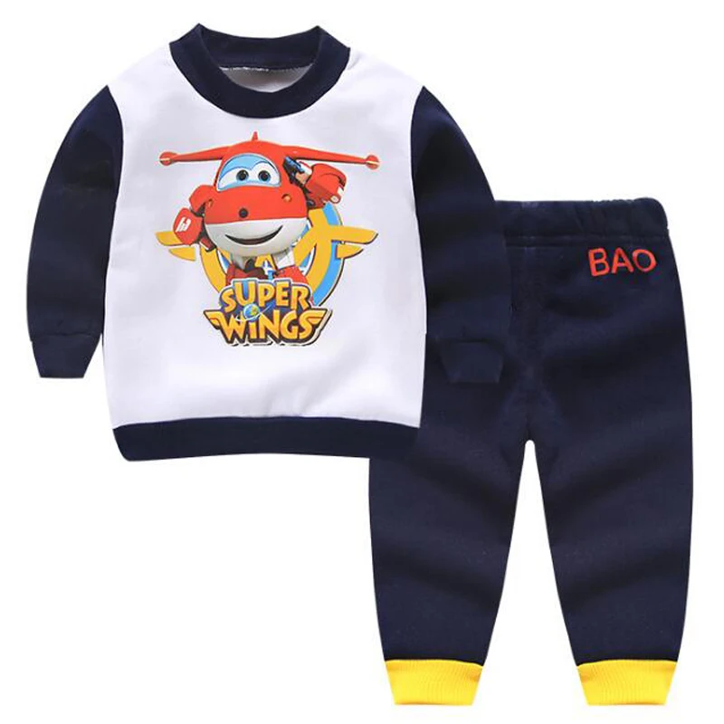 Infant Girls Cartoon Rabbit Children Warm Woolen Clothing Set Toddler Kids Boys Long Sleeve Blouse Coat Pants Clothes Tracksuit | Детская