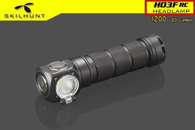 Skilhunt H03C RC с одной рукой боковой переключатель RGBW светодиодный налобный фонарь 18650 CR123A Магнитный перезаряжаемый фонарь с бесплатной головкой