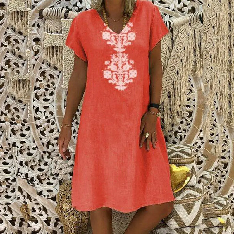 Женское платье Праздничная Коктейльная Модная рубашка с коротким рукавом