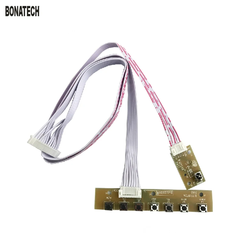 Универсальный 7 ключей клавиатурная плата ЖК дисплей ТВ соответствии клавиатуры