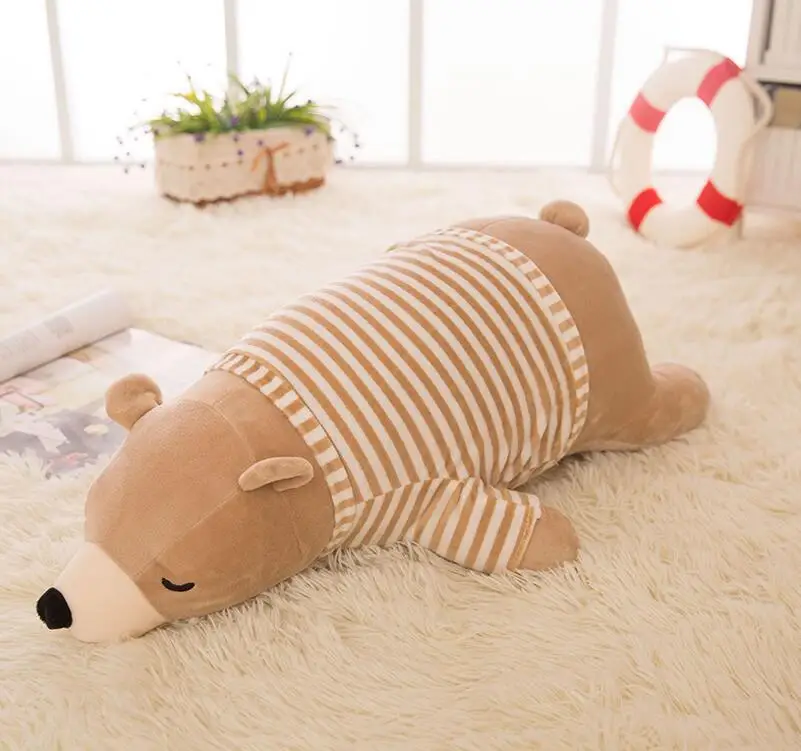 3 50 cmkids мягкая игрушка в виде животных кукла подушка супер мягкая плюшевый полярный медведь пелюши игрушка-подушка для животных детский подарок на день рождения Рождество - Цвет: 3