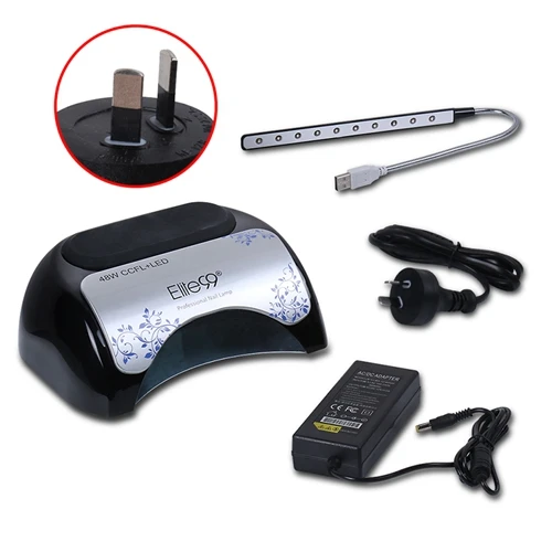 48W AU plug Светодиодный светильник для ногтей, 6 Вт/48 Вт, лампа для маникюра, Гель-лак, лампа для сушки ногтей, УФ лампа, профессиональный свет 30 с/60 с/90 с для отверждения ногтей - Цвет: 48W AU plug