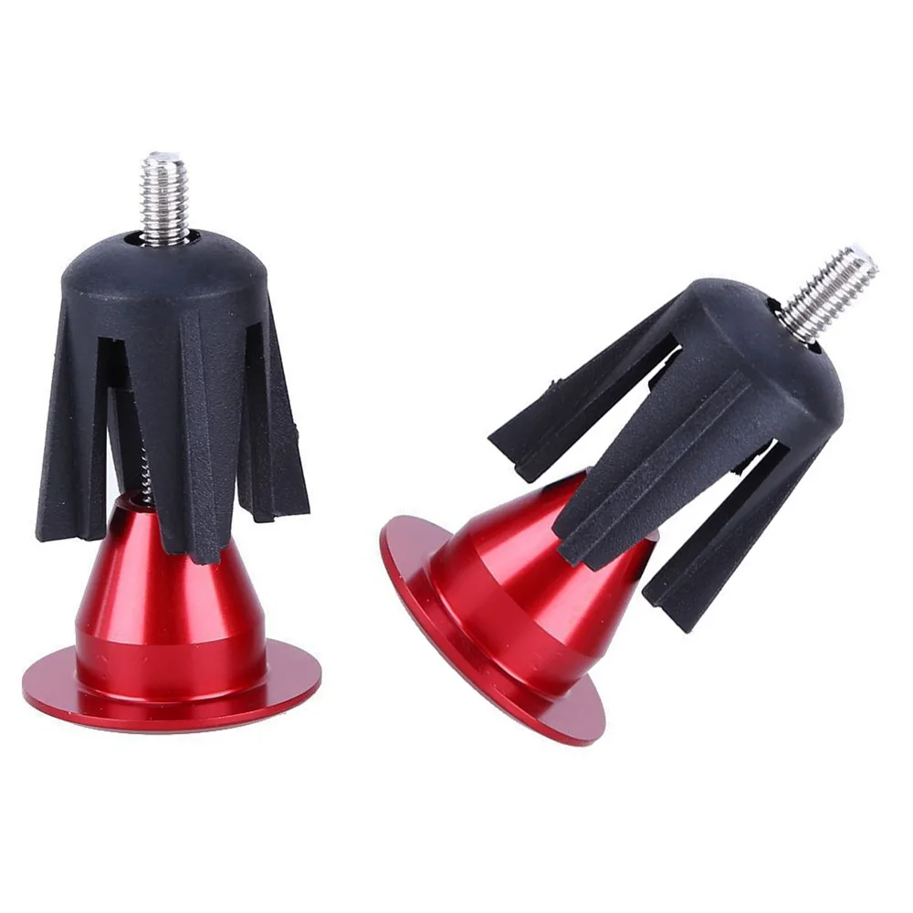 2 шт. велосипедный руль Кепки велосипеда Алюминий сплава ручки ручка конец Вилки