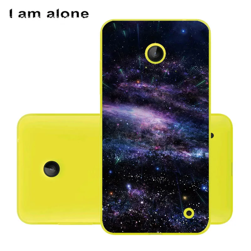 PC U28 Чехлы для телефонов I am alone для microsoft Nokia Lumia 630 4,5 дюйма, жесткий пластиковый мобильный Модный Цветной чехол для Nokia 630 - Цвет: PC U28