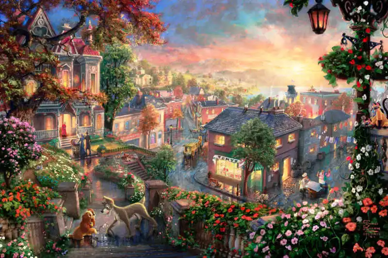 Spot 1000 штук для взрослых головоломки игрушки disney Morning детские головоломки