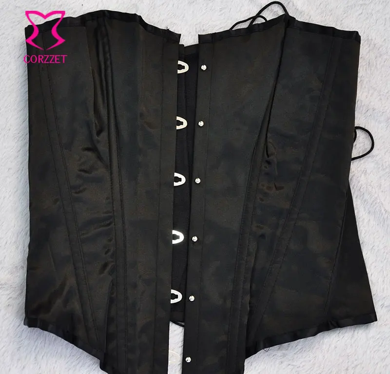 Женский атласный корсеты и бюстье без бретелек Красный Готический сексуальный