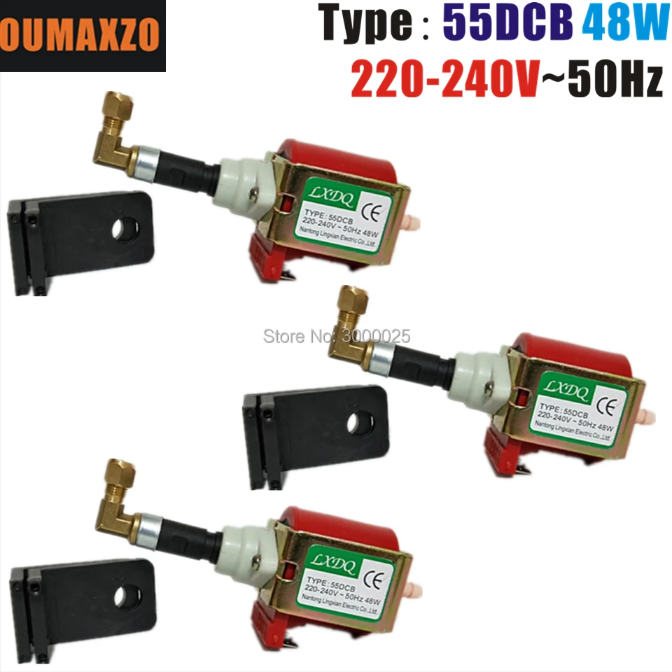 Масляный насос для дымовой машины 3 шт./лот OUMAXZO 2000 Вт 3000 55DCB 48 220 В ~ 240 или 110 120 в|smoke
