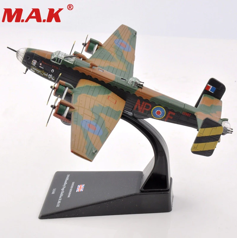 1/144 масштаб Второй мировой войны Королевские ВВС бомбардировщик Великобритании 1944 handley Page Halifax B. Mk III истребитель армейский самолет воздушный корабль игрушка сплав модель