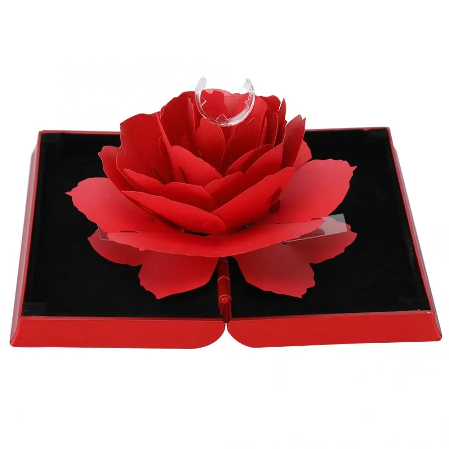Органайзер для выдвижных ящиков с объемными розами кольцевая коробка свадьбы