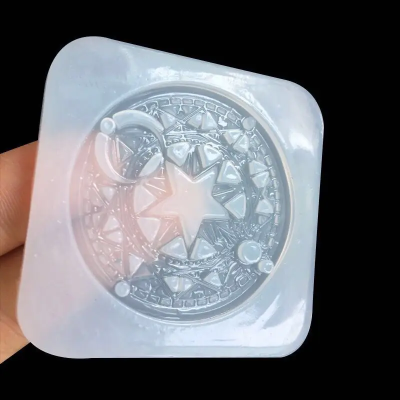 1 шт. волшебная круглая форма из силикона и смолы для изготовления ювелирных