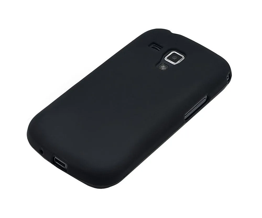 Высококачественный черный матовый мягкий гелевый Чехол из ТПУ для Samsung S3 S4 S5 S6 mini